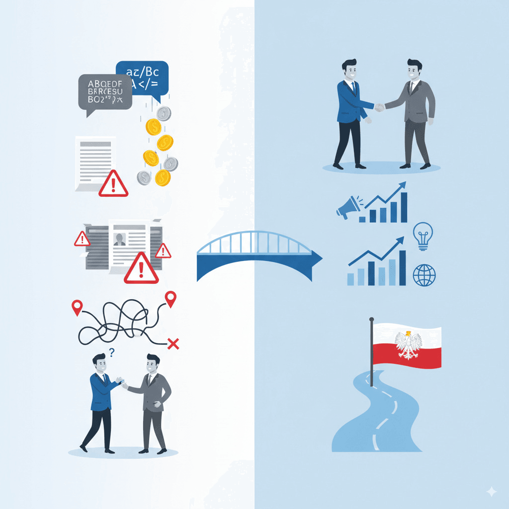 Cross-border business exchange